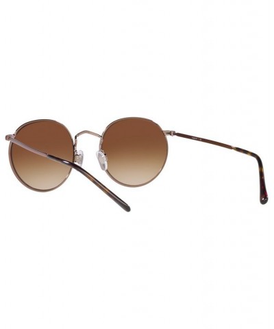 Unisex Sunglasses HU100949-Y Shiny Copper $15.52 Unisex