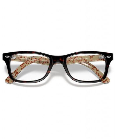 RX5228 Unisex Square Eyeglasses Brown Mult $43.93 Unisex