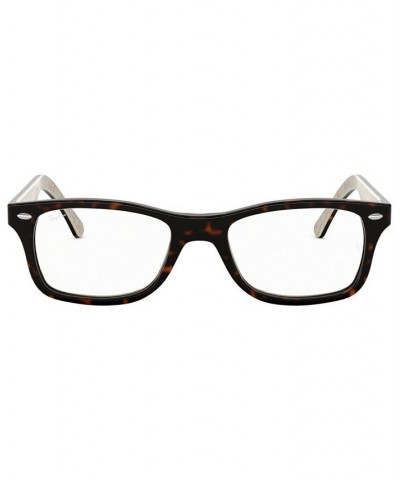 RX5228 Unisex Square Eyeglasses Brown Mult $43.93 Unisex