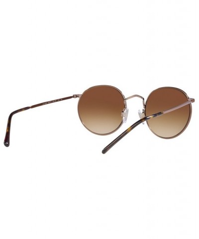 Unisex Sunglasses HU100949-Y Shiny Copper $15.52 Unisex