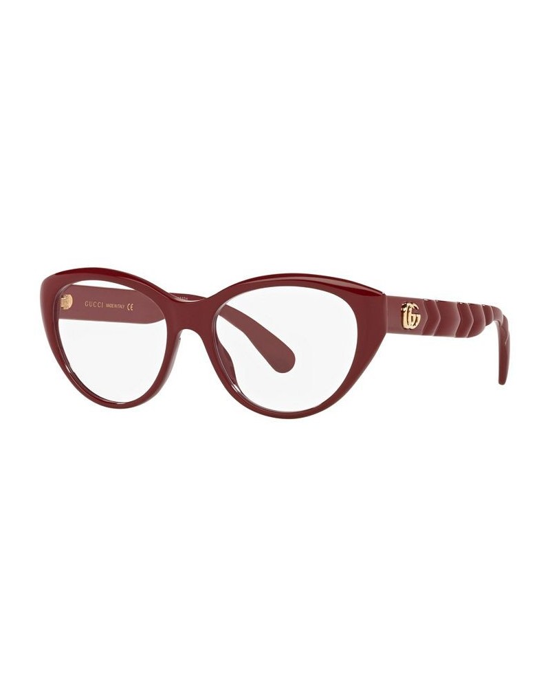 Women's Round Eyeglasses GC001491 Red Shiny $65.10 Womens