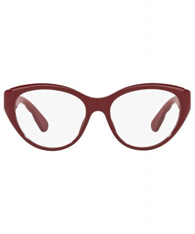 Women's Round Eyeglasses GC001491 Red Shiny $65.10 Womens