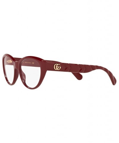 Women's Round Eyeglasses GC001491 Red Shiny $65.10 Womens