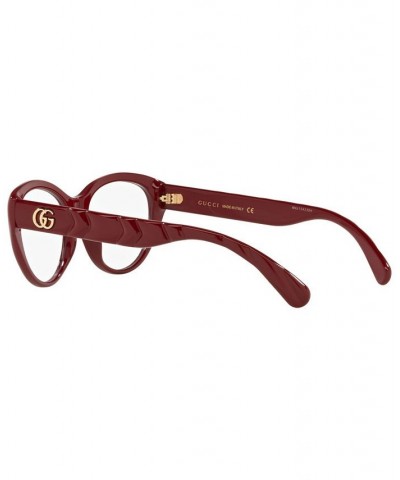 Women's Round Eyeglasses GC001491 Red Shiny $65.10 Womens