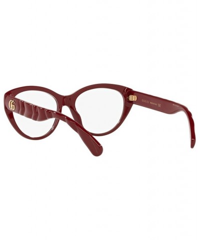 Women's Round Eyeglasses GC001491 Red Shiny $65.10 Womens