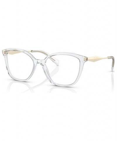 Women's Butterfly Eyeglasses PR 02ZV52-O Crystal $85.96 Womens