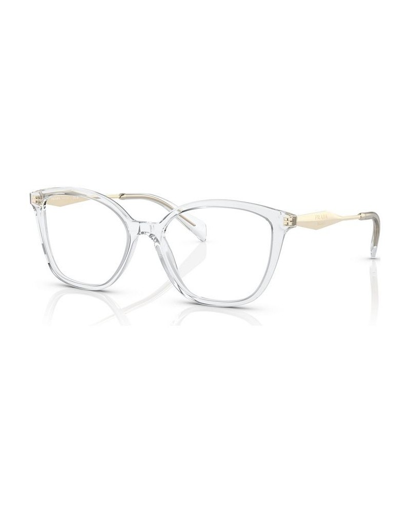 Women's Butterfly Eyeglasses PR 02ZV52-O Crystal $85.96 Womens