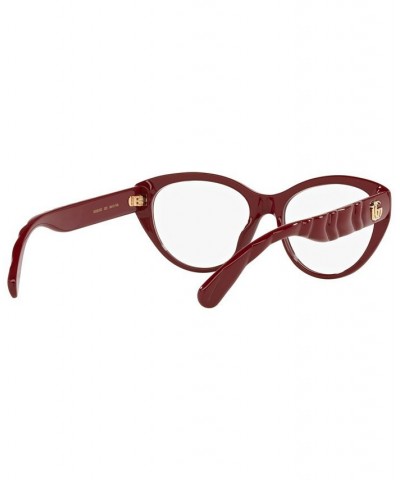 Women's Round Eyeglasses GC001491 Red Shiny $65.10 Womens