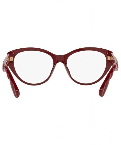 Women's Round Eyeglasses GC001491 Red Shiny $65.10 Womens