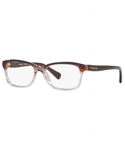 HC6089 Women's Rectangle Eyeglasses Red Havana $19.60 Womens