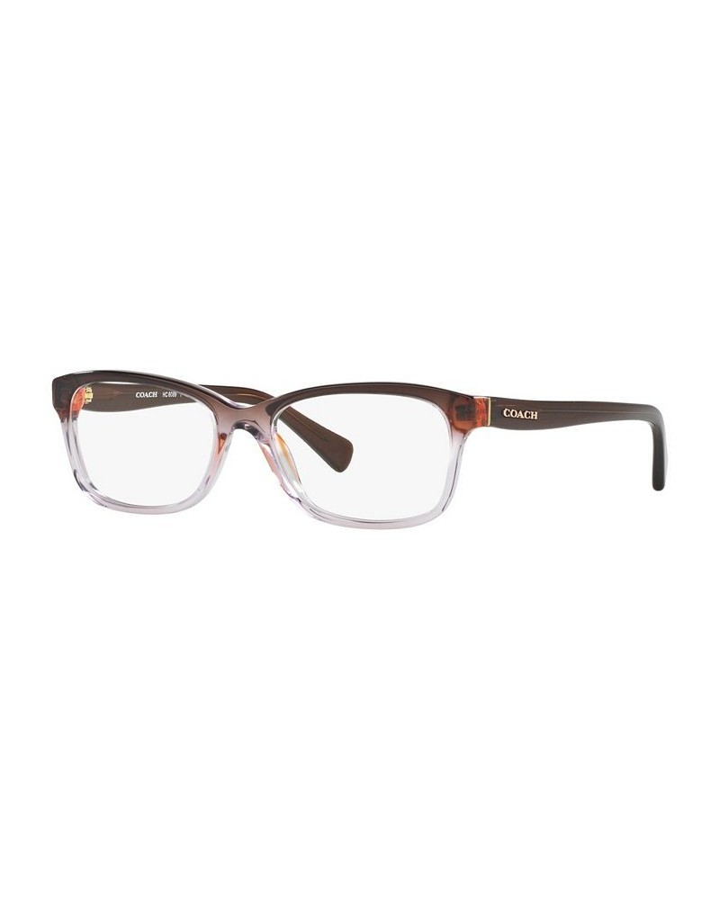 HC6089 Women's Rectangle Eyeglasses Red Havana $19.60 Womens