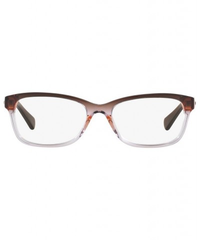 HC6089 Women's Rectangle Eyeglasses Red Havana $19.60 Womens