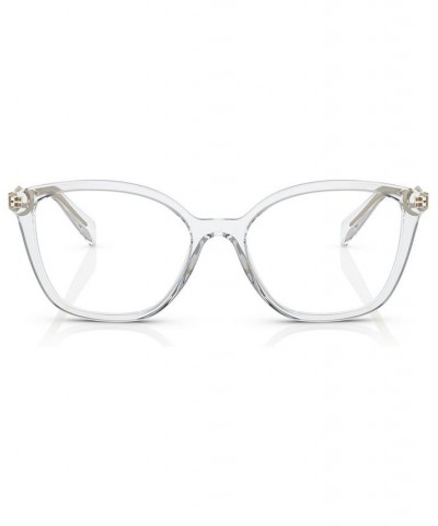 Women's Butterfly Eyeglasses PR 02ZV52-O Crystal $85.96 Womens