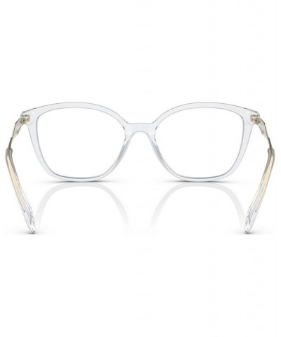 Women's Butterfly Eyeglasses PR 02ZV52-O Crystal $85.96 Womens