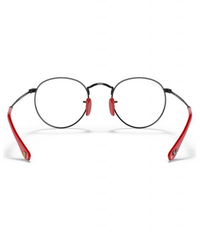 Scuderia Ferrari RX3447VM Unisex Round Eyeglasses Gunmetal $41.04 Unisex