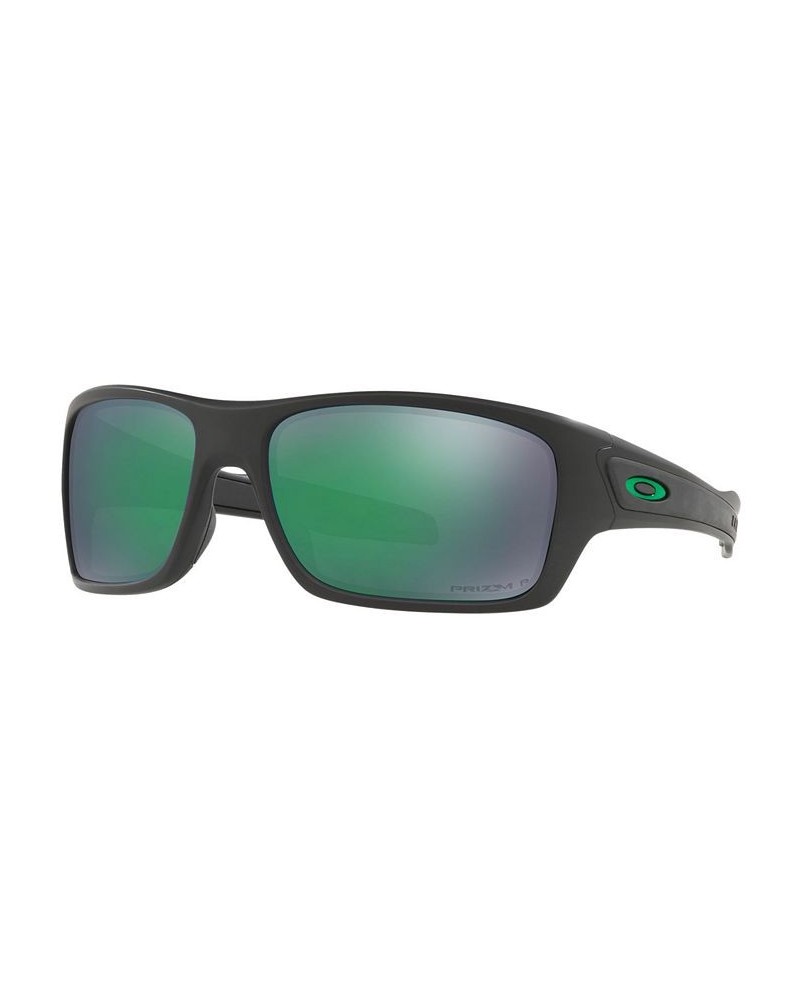 Polarized Turbine Prizm Polarized Sunglasses 0OO9263-45 MATTE BLACK/GREEN PRIZM POLAR $60.84 Unisex