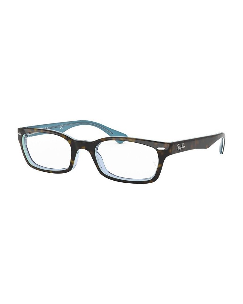 RX5150 Unisex Rectangle Eyeglasses Black $42.96 Unisex