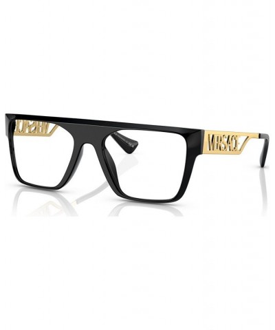 Men's Rectangle Eyeglasses VE3326U53-O Black $73.58 Mens