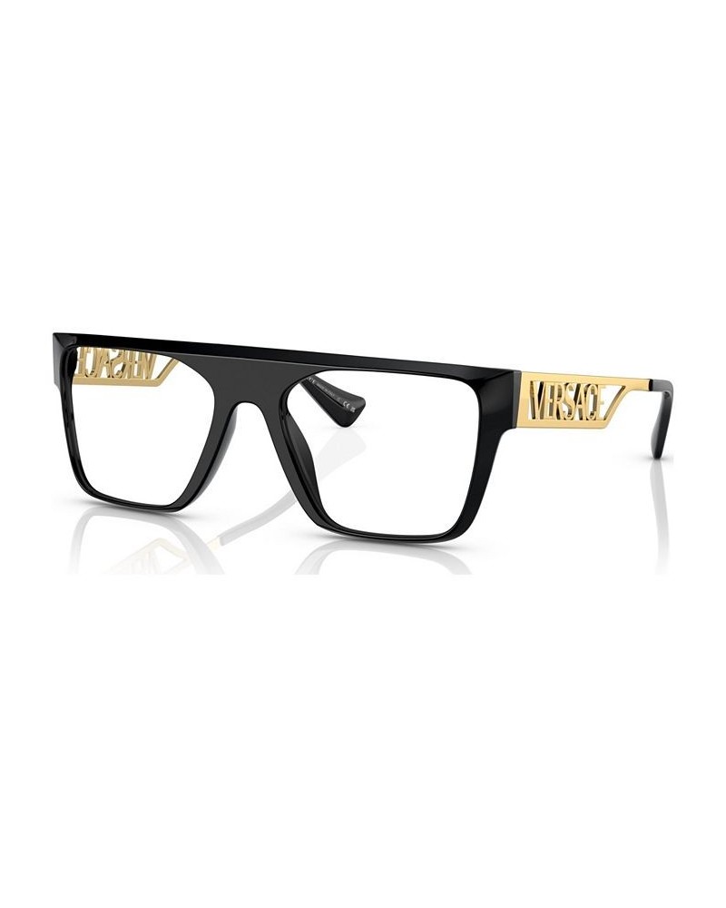 Men's Rectangle Eyeglasses VE3326U53-O Black $73.58 Mens