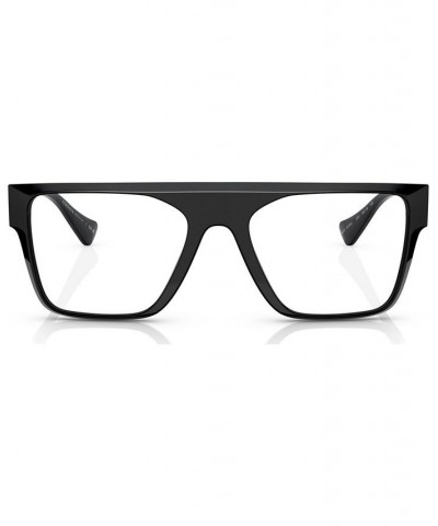 Men's Rectangle Eyeglasses VE3326U53-O Black $73.58 Mens