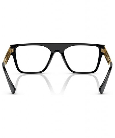 Men's Rectangle Eyeglasses VE3326U53-O Black $73.58 Mens