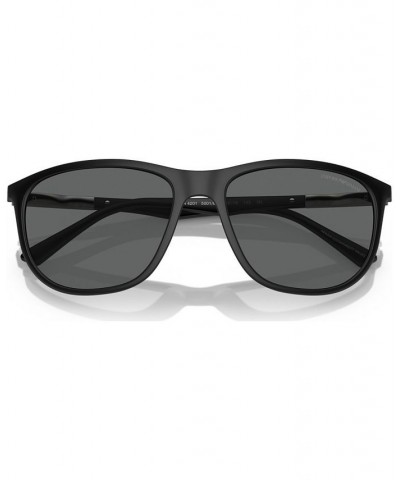 Men's Sunglasses EA4201 Matte Black $55.44 Mens