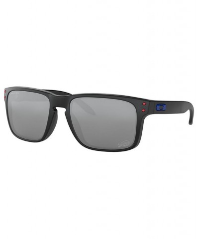 NFL Collection Sunglasses Buffalo Bills OO9102 55 HOLBROOK BUF MATTE BLACK/PRIZM BLACK $38.43 Unisex