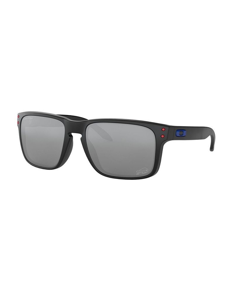 NFL Collection Sunglasses Buffalo Bills OO9102 55 HOLBROOK BUF MATTE BLACK/PRIZM BLACK $38.43 Unisex