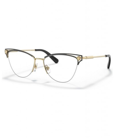 Women's Cat Eye Eyeglasses VE128055-O Gold-Tone/Black $51.30 Womens