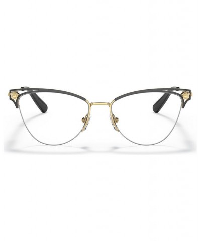 Women's Cat Eye Eyeglasses VE128055-O Gold-Tone/Black $51.30 Womens