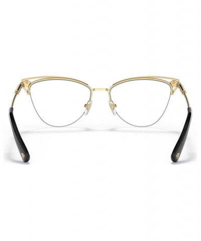 Women's Cat Eye Eyeglasses VE128055-O Gold-Tone/Black $51.30 Womens