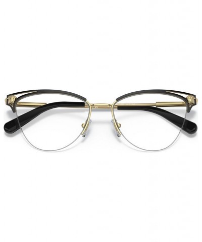 Women's Cat Eye Eyeglasses VE128055-O Gold-Tone/Black $51.30 Womens