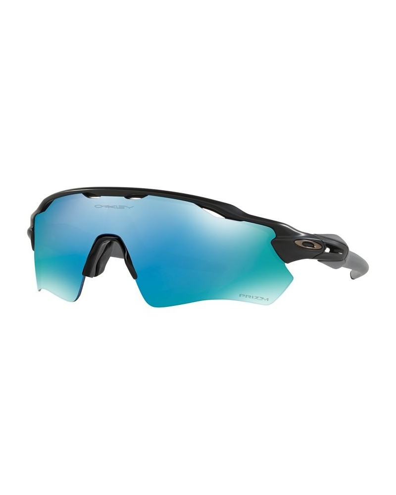 Polarized Sunglasses RADAR EV PAT OO9208 BLUE MIRROR POLAR/BLACK MATTE $31.32 Unisex