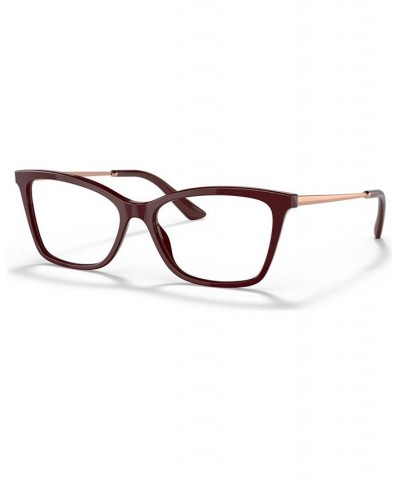 Women's Rectangle Eyeglasses DG334754-O Cube Black/Gold Tone $54.80 Womens