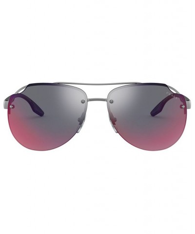 Men's Sunglasses PS 52VS 61 MATTE BLACK/POLAR GREY $48.20 Mens