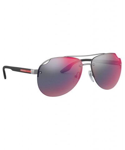 Men's Sunglasses PS 52VS 61 MATTE BLACK/POLAR GREY $48.20 Mens