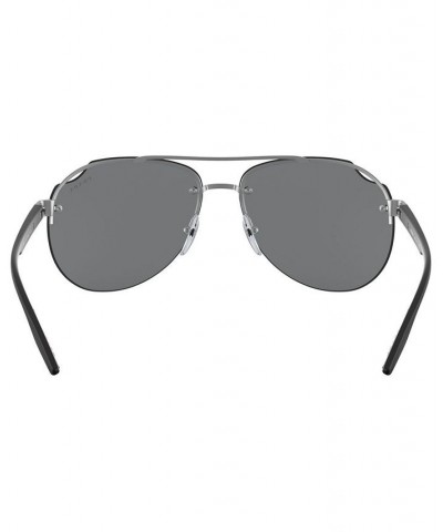 Men's Sunglasses PS 52VS 61 MATTE BLACK/POLAR GREY $48.20 Mens