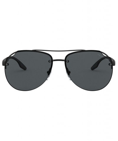 Men's Sunglasses PS 52VS 61 MATTE BLACK/POLAR GREY $48.20 Mens