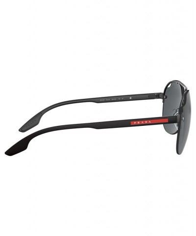 Men's Sunglasses PS 52VS 61 MATTE BLACK/POLAR GREY $48.20 Mens