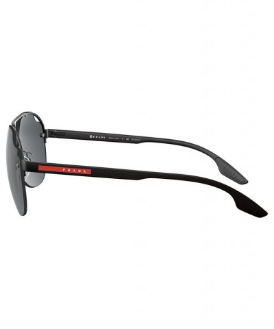 Men's Sunglasses PS 52VS 61 MATTE BLACK/POLAR GREY $48.20 Mens