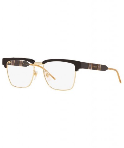 GG0605O001 Men's Rectangle Eyeglasses Black $118.75 Mens