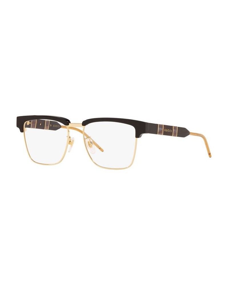 GG0605O001 Men's Rectangle Eyeglasses Black $118.75 Mens