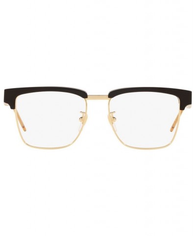 GG0605O001 Men's Rectangle Eyeglasses Black $118.75 Mens