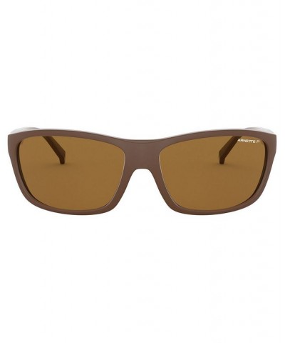 Men's Polarized Sunglasses MATTE BROWN/POLAR BROWN $14.10 Mens