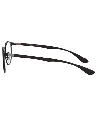 RX6355 Unisex Round Eyeglasses Matte Gun $50.75 Unisex