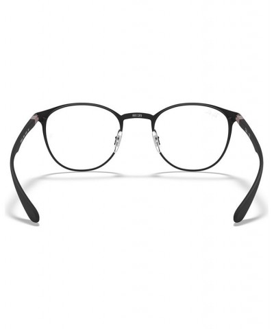 RX6355 Unisex Round Eyeglasses Matte Gun $50.75 Unisex