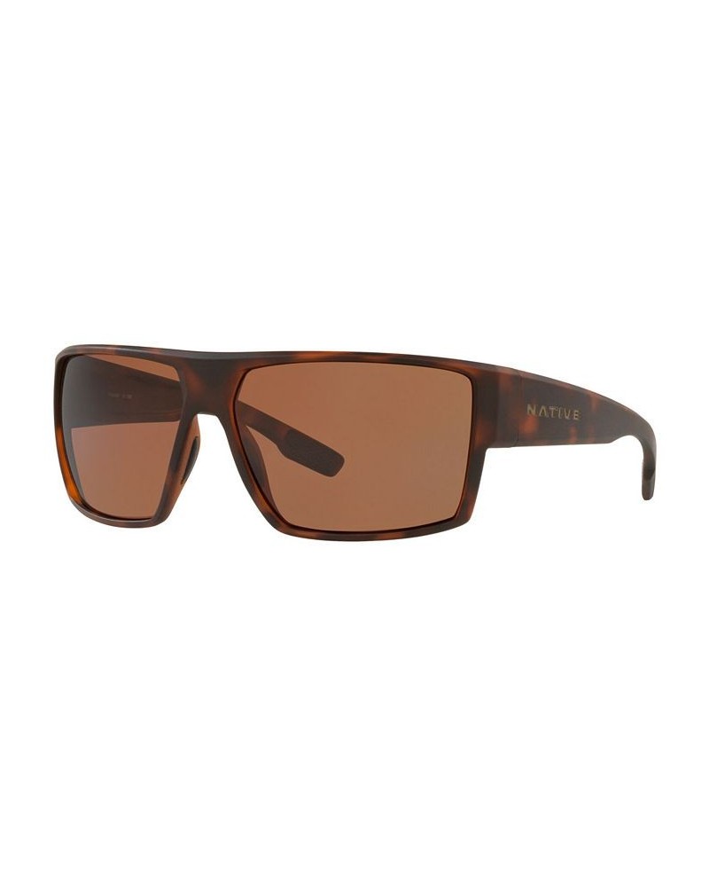 Native Men's Polarized Sunglasses XD9013 64 MATTE BLACK/GREY $17.11 Mens