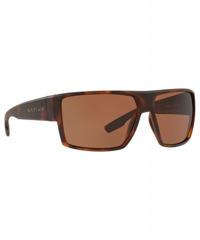 Native Men's Polarized Sunglasses XD9013 64 MATTE BLACK/GREY $17.11 Mens