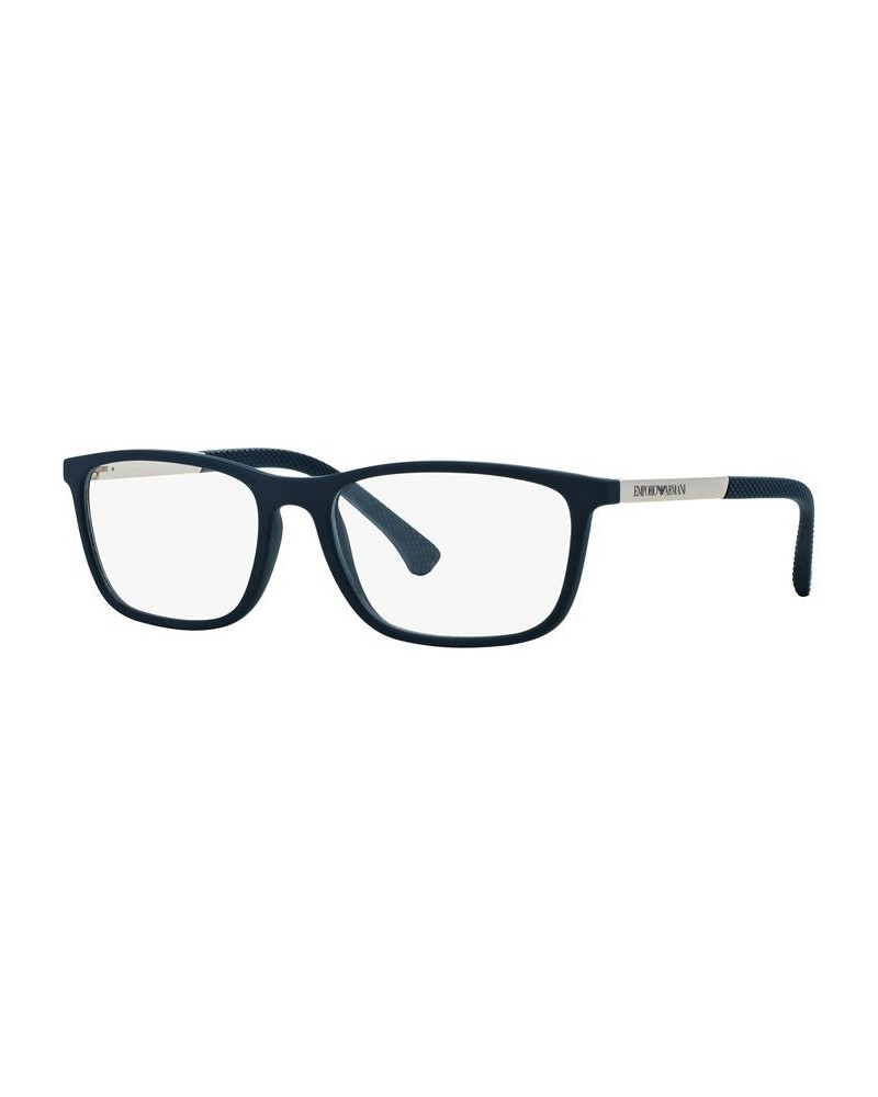 EA3069 Men's Rectangle Eyeglasses False $35.91 Mens