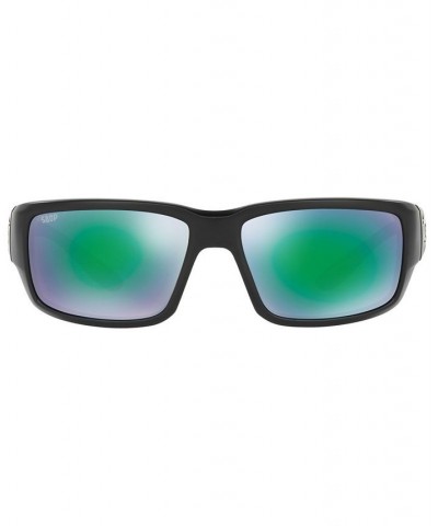 Polarized Sunglasses FANTAIL POLARIZED 64P BLACK MATTE/ GREEN MIRROR POLAR $43.68 Unisex